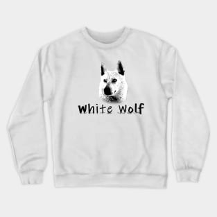 White Wolf Crewneck Sweatshirt